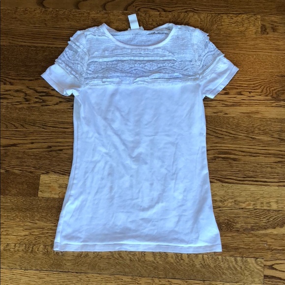 H&M Lacy Top (Off-White) - Picture 2 of 3